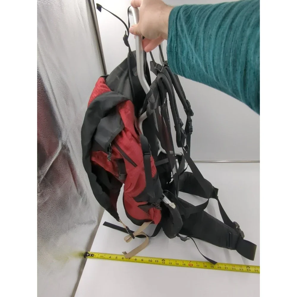Kelty Tioga 4000 ST Classic External Frame Hiking Backpack Size‎ 2 Red Black VTG
